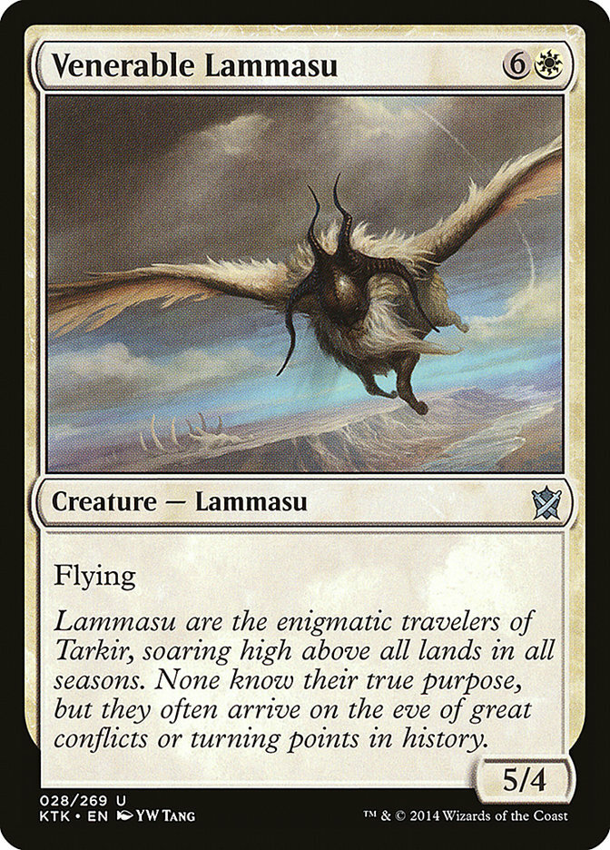 Venerable Lammasu 4x FOIL MTG KTK Khans of Tarkir Uncommon MINT white Venerable Lammasu 4x FOIL MTG KTK Khans of Tarkir Uncommon MINT white