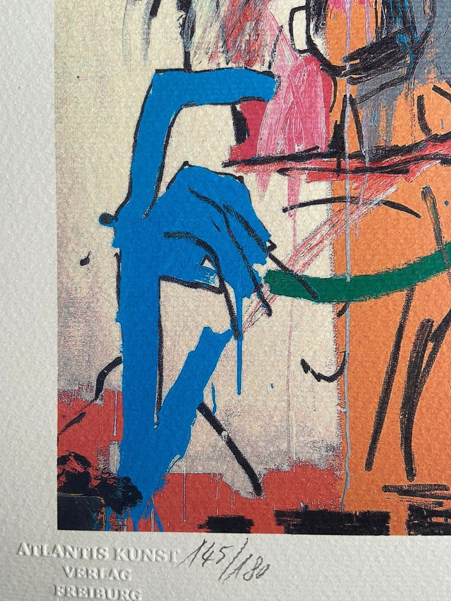 Jean Michel Basquiat & Andy Warhol Original COA Signed Numbered by