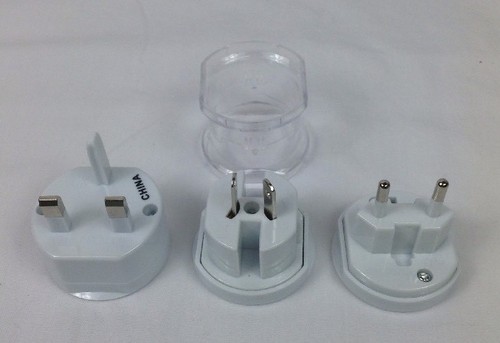 QTY 3 UNIVERSAL TRAVEL ADAPTER US, AUS/NZ EUROPE UK FREE SHIPPING - Picture 2 of 7