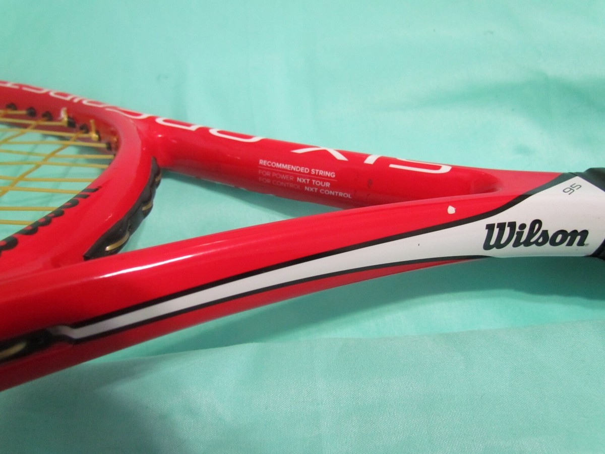 Wilson BLX Six. One Ninety Five 95 Tennis Racquet 4 3/8 (3