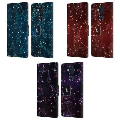 HEAD CASE DESIGNS CONSTELLATION PATTERNS LEATHER BOOK CASE FOR NOKIA PHONES