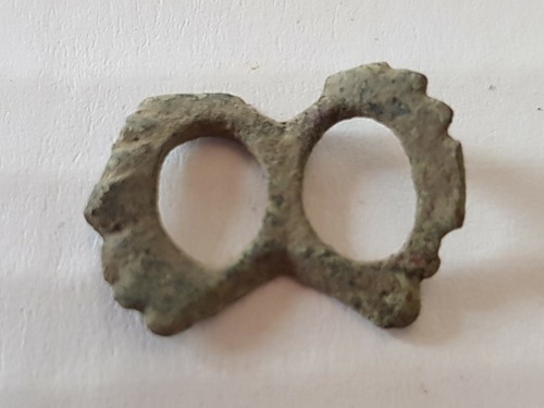 Superb Medieval 14/16 hundreds bronze buckle. Please Read Description. L475