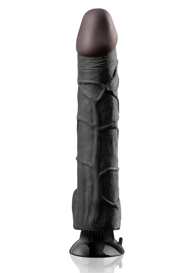 Real Feel Deluxe No. 12 Consolador Vibrador Wallbanger con Bolas Impermeable Foto 3 de 4