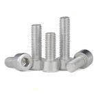 2pcs M10 Allen screws cylindrical head screw bolts thread nails aluminium alloy