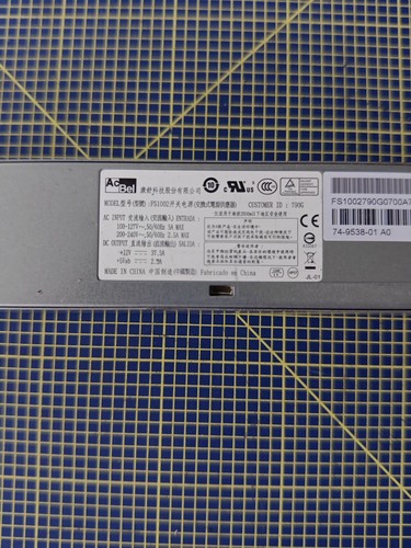 AcBel - FS1002 74-9538-01 A0 PWR-WAVE-450W V01 800-36804-01 Netzteil - Bild 3 von 7