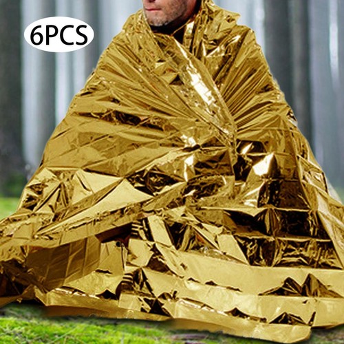 Couvertures Thermiques De Survie Couvertures D'urgence Pliable PET Film