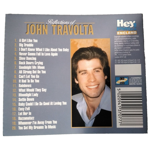 John Travolta reflections of pop CD album compilation 1997 20 tracks - Picture 4 of 6