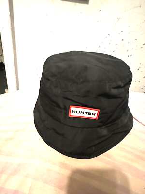 Hunter Men's Black Intrepid Bucket Hat $68 One Size Authentic