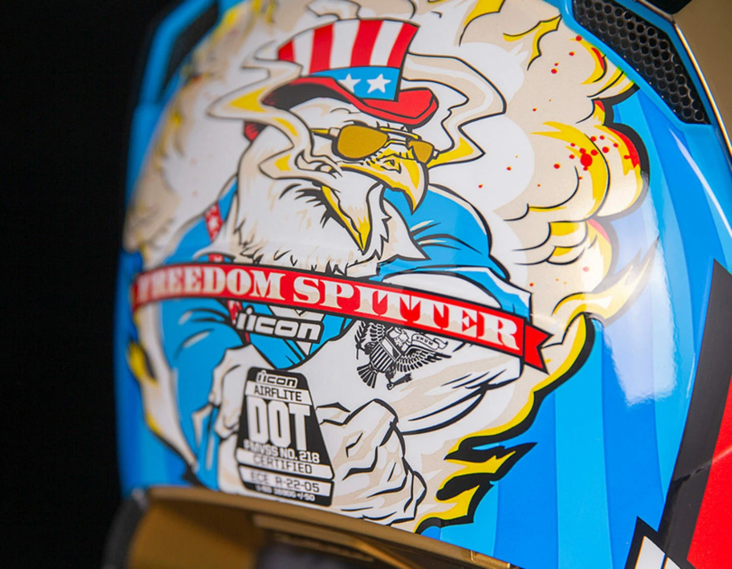 black motorcycle helmet with yellow stripe Blackbird Jet Helmet