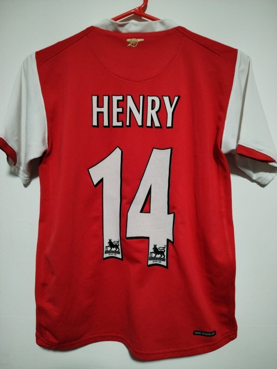 Arsenal FC Shirt 2006/8 #14 Henry | eBay UK