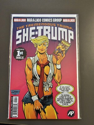 Tremendous Trump She-Trump #1 Antarctic Press Very RARE HTF OOP