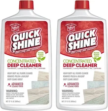 Quick Shine Multi Surface Deep Floor Cleaner and Wax Remover 27Oz, 2Pk