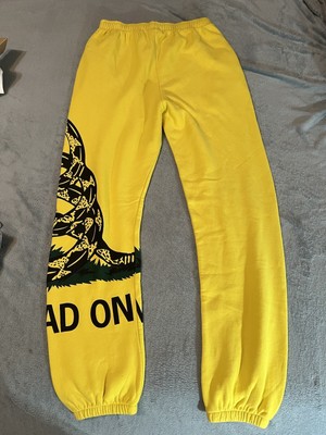 New VETEMENTS SS19 Don t Tread On Me Snake Sweatpants Unisex