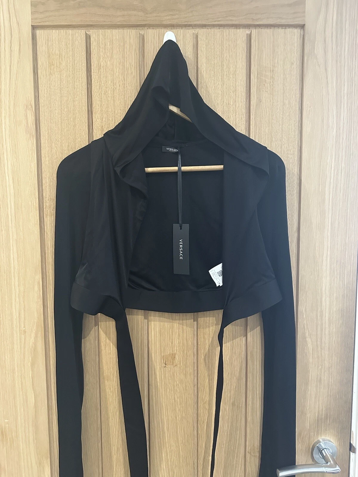 Felpa con cappuccio VERSACE Medusa Biggie taglia XS ORIGINALE IMBALLO ORIGINALE £1070 #R6