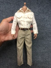1/6 Custom Indiana Jones Harrison Ford Suit V1 for body Action Figure 12 inch