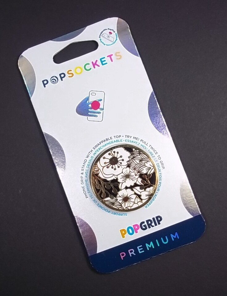 Popsockets Premium PopGrip Wildflowers enamel Swappable Top Phone