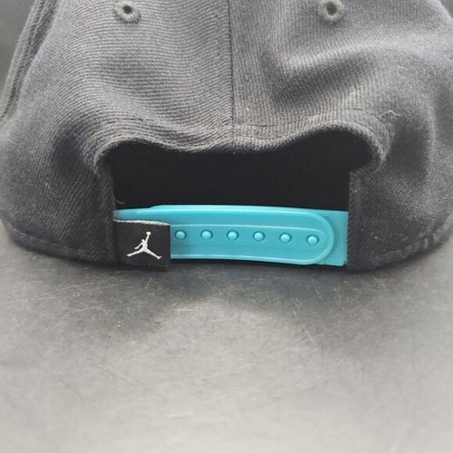Nike Air Jordan Hat Cap Pink and Teal Crackled Elephant Print Snapback - Picture 5 of 7