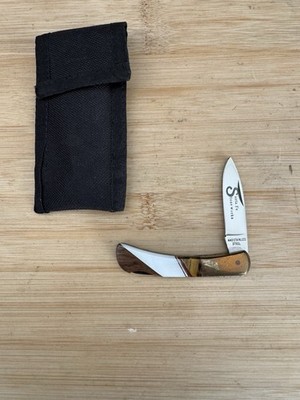 Santa-Fe Stone Works ソムリエナイフ BEAUTIFUL VINTAGE SANTA FE STONEWORKS KNIFE Pearl ,Wood NEVER USED