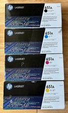 Genuine HP 651A Toner Print Cartridges Full Set CE340A CE341A CE342A CE343A