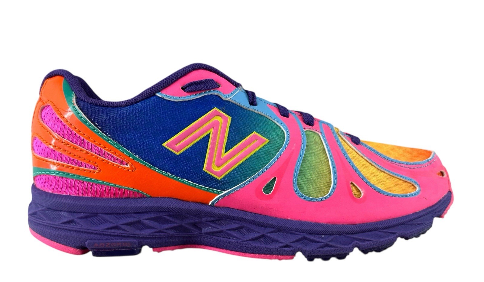 New Balance Elizabeth Big Kids Multicolor Lace Up Shoes KJ890GRG Sz 5