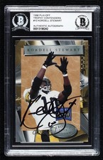 BAS 1996 Playoff Trophy Contenders Kordell Stewart #10 BGS Authentic Auto 3c7