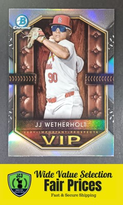 2025 Bowman VIPs JJ Wetherholt #VIP-18 St. Louis Cardinals