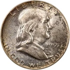 1955 Franklin Half Dollar - FBL - Mint Set Toned - GEM BU!