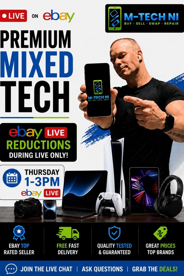 M Tech NI Ebay Live | Premium Mixed Tech Sale