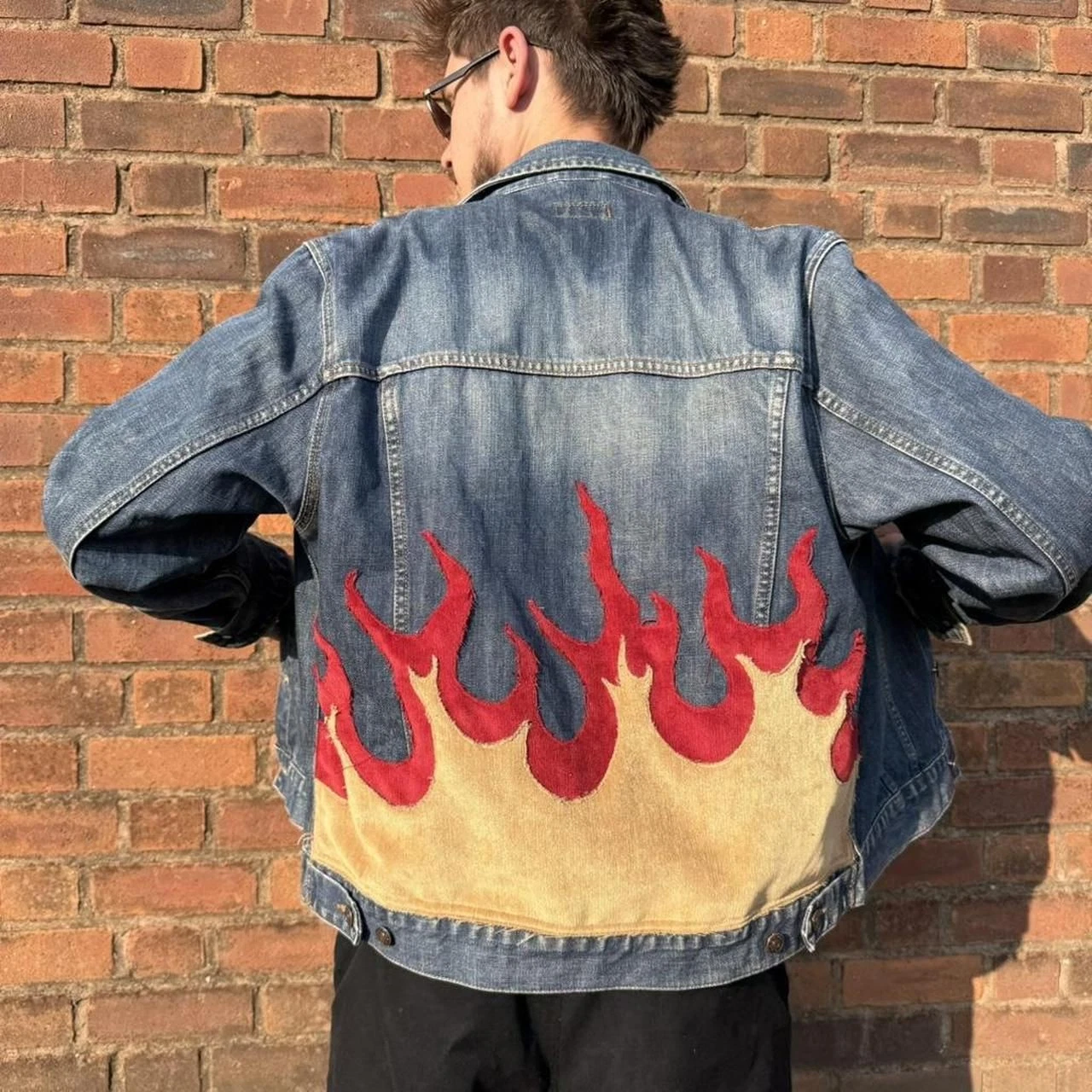 Denim Flame Jacket