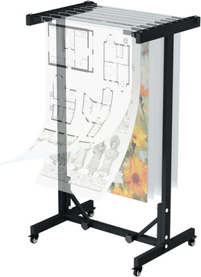 Mobile Blueprint Storage Rack, Adjustable and Portable Vertical Blueprint Holder