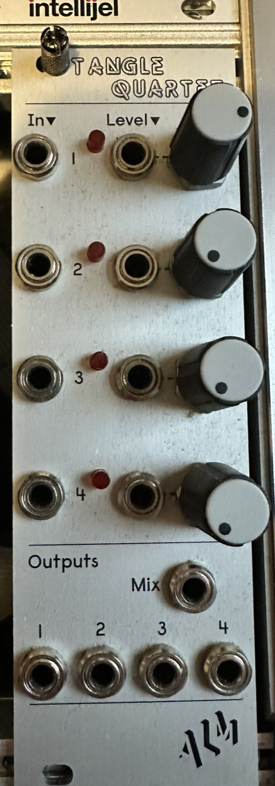 ALM Busy Circuits Tangle Quartet VCA Eurorack Synthesizer Mo