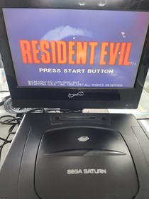 USED AUTHENTIC WORKING -) RESIDENT EVIL (- GAME DISC ONLY - SEGA SATURN