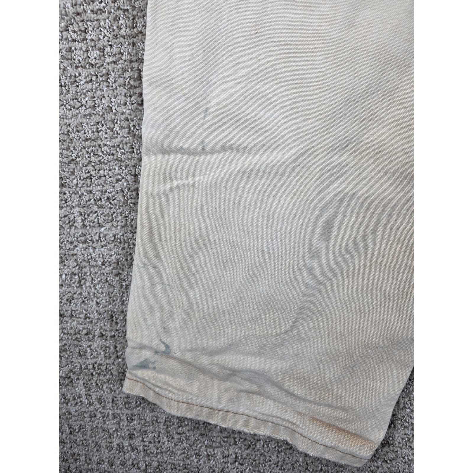 Carhartt B136 BRN Brown Double Knee Pants Distressed Faded Thrashed 36x29 thumbnail 15