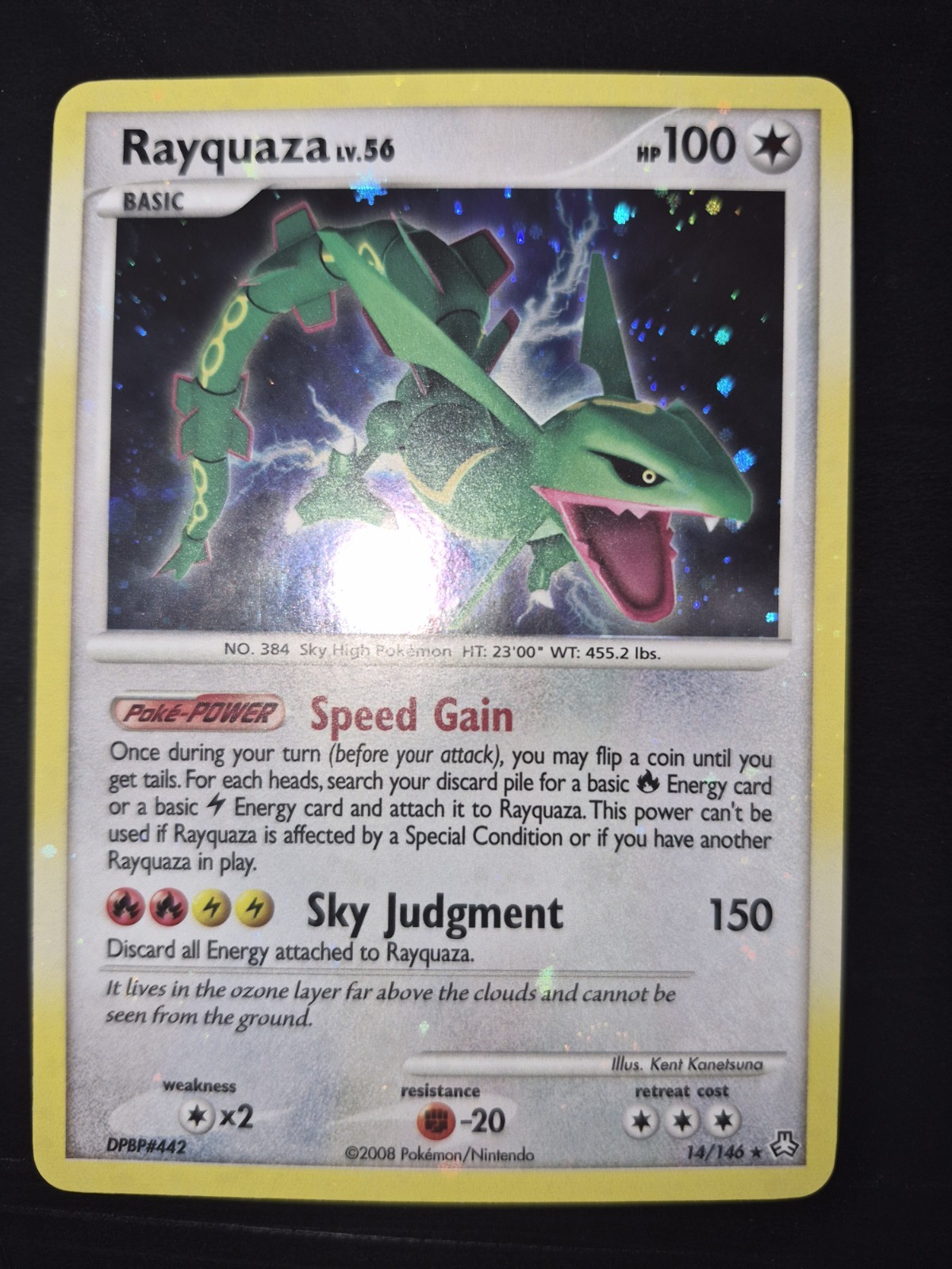 Rayquaza 14/146 Holo Rare Legends Awakened Pokemon Card Lightly Played