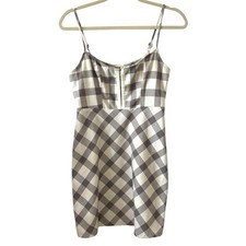 Urban Outfitters Academia-Style Plaid Mini Dress Small