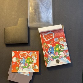 Bubble Bobble (Nintendo NES, 1988) Complete CIB Box Manual Tested Authentic 