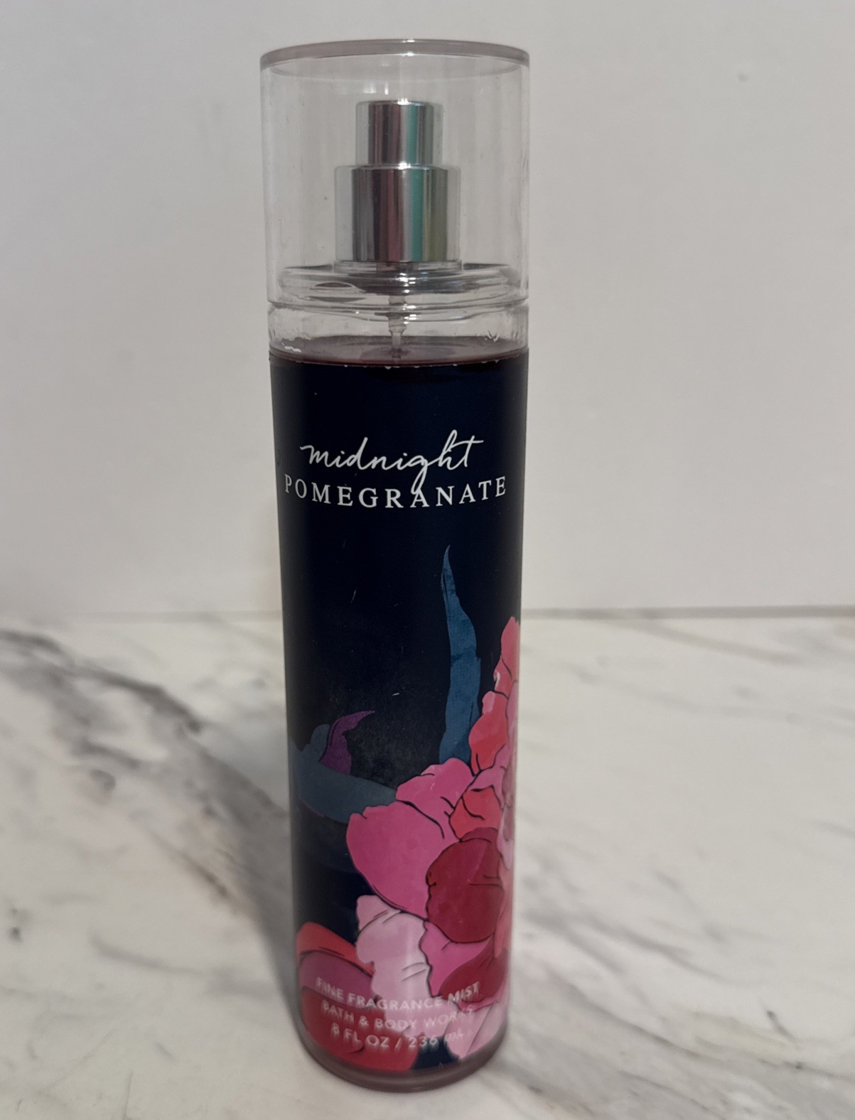 Bath & Body Works MIDNIGHT POMEGRANATE 8 Fl Oz Fine Fragrance Mist Spray RARE