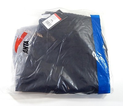 Anta Sports Knit Track Athletic Pants Basic Black 3XL New 552210504-3