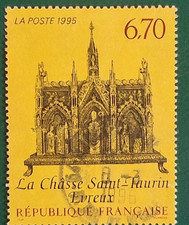YT 1995 CHASSE SAINT TAURIN OBLITERE