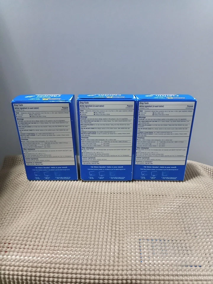 Claritin Juniors 24HR Alivio de Alergias No Somnolencia RediTabs, 30 Exp 2026/03 Lote de 3 Foto 2 de 3