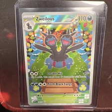 Pokemon TCG Zweilous 147/086 Illustration Rare Sv: White Flare Holo - NM