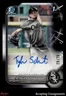 2022 Bowman Chrome Draft Black Refractors Tyler Schweitzer 1st ROOKIE AUTO 29/75
