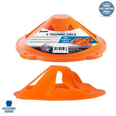 Franklin Orange Training Marker Discs - Pack of 4