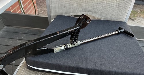 MAZDA ROTARY 1970's 1000 UTE/PICKUP GENUINE DASH HANDBRAKE LEVER ASSEMBLY!! - Picture 6 of 14