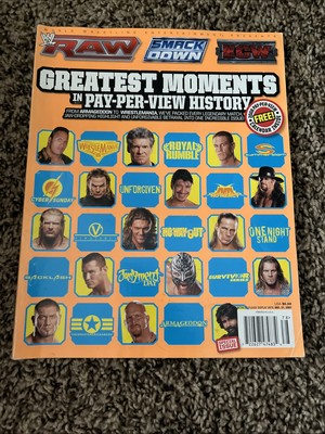Greatest Moments In Pay Per View WRESTLING Mag 2007 Armageddon Royal Rumble SLAM