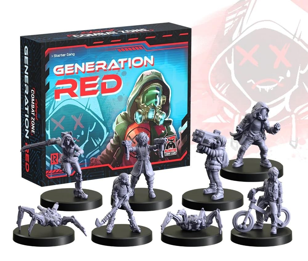 Monster Fight Club Cyberpunk Red Combat Zone Miniaturen Erweiterung: Generation