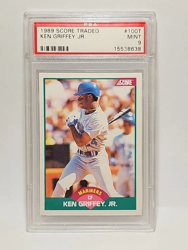 1989 Score Rookie Traded Ken Griffey Jr #100T (RC) PSA 9 Mint Mariners HOF
