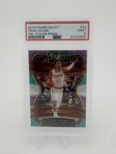 Panini 2019-20 Select Concourse Trae Young Hawks #33 Tri-Color Prizm PSA 9