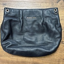 MICHAEL KORS Bedford Pebbled Black Leather Large Bag Satchel Tote NO STRAP