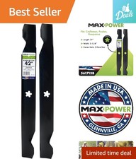 High-Quality 21" Mower Blade Set for Poulan, Husqvarna, Craftsman - USA Made
